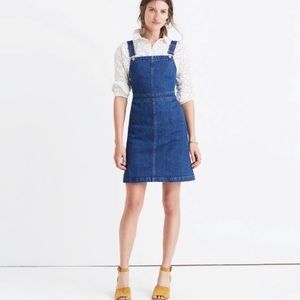 Madewell Hillview Denim Overall Dress NWOT